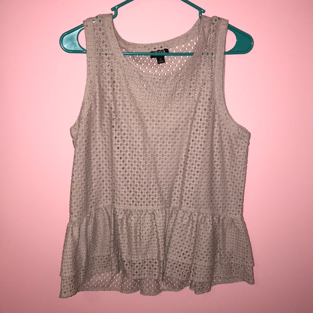 New without tags! Light purple peplum tank